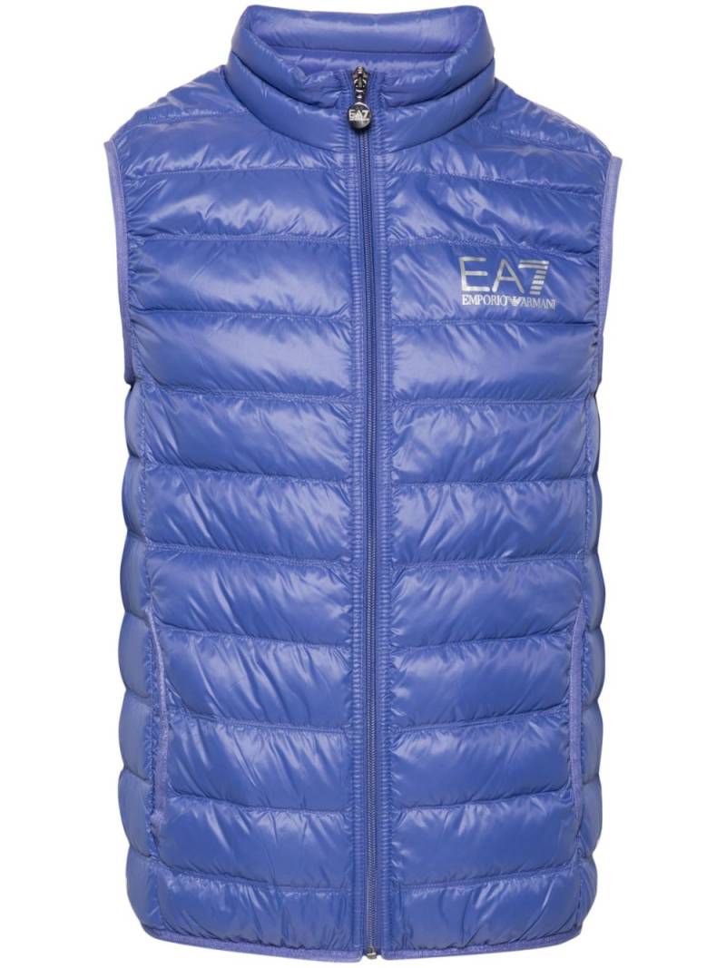 Ea7 Emporio Armani Core Identity puffer gilet - Blue von Ea7 Emporio Armani