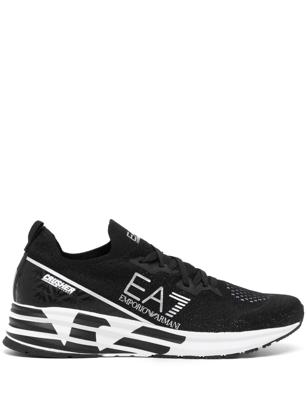 Ea7 Emporio Armani Crusher Distance low-top sneakers - Black von Ea7 Emporio Armani