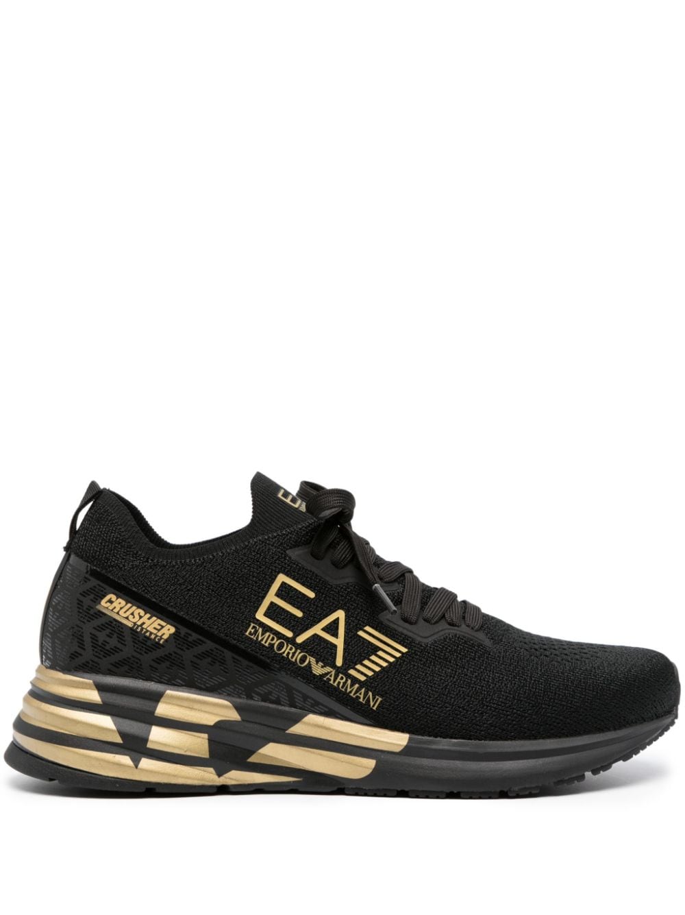 Ea7 Emporio Armani Crusher Distance running sneakers - Black von Ea7 Emporio Armani