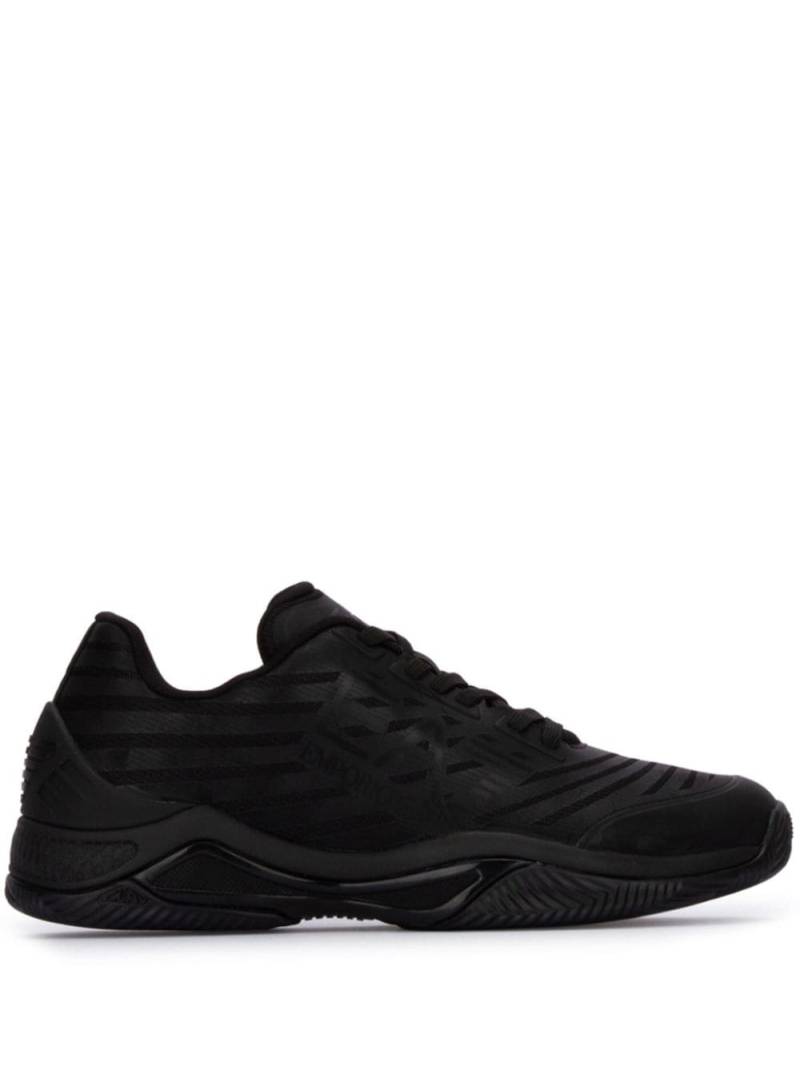 Ea7 Emporio Armani Tennis Tech Clay Sneakers - Black von Ea7 Emporio Armani