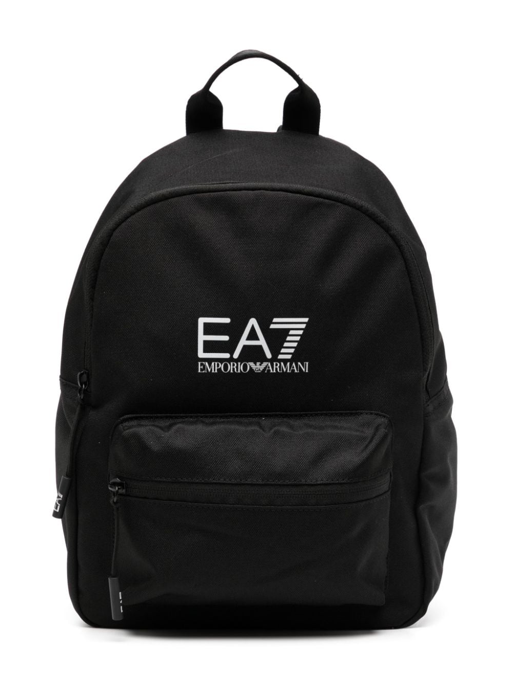 Ea7 Emporio Armani Train Core logo-appliqué backpack - Black von Ea7 Emporio Armani