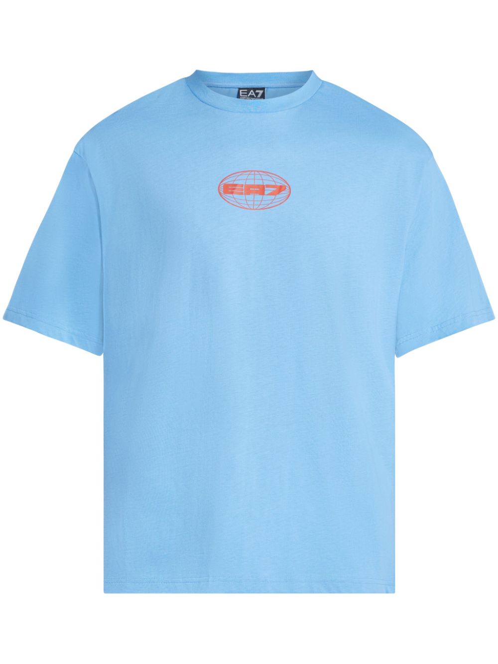 Ea7 Emporio Armani cotton T-shirt - Blue von Ea7 Emporio Armani