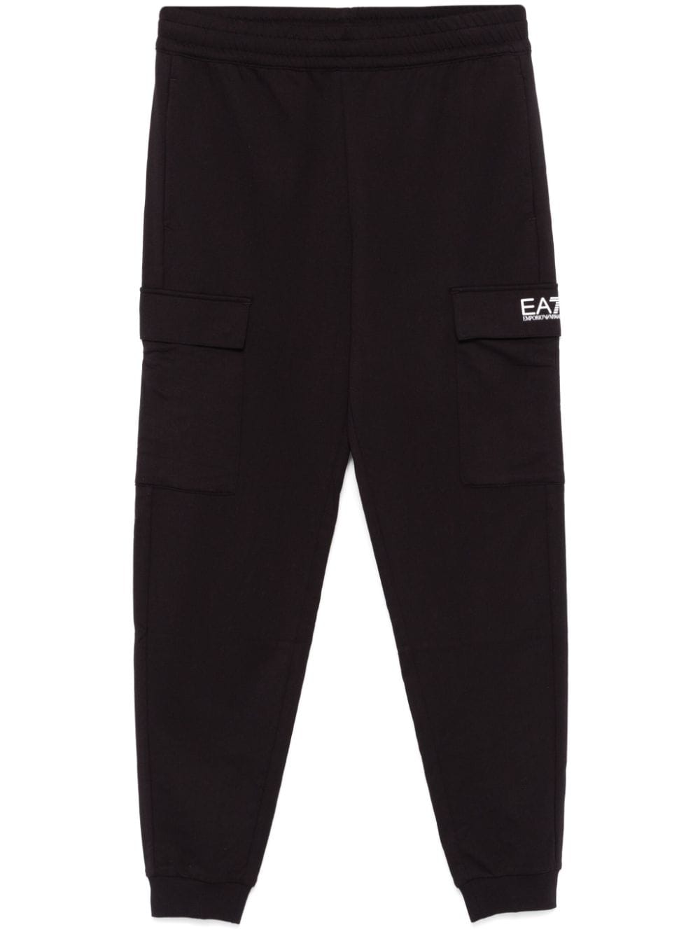 Ea7 Emporio Armani cotton cargo pants - Black von Ea7 Emporio Armani