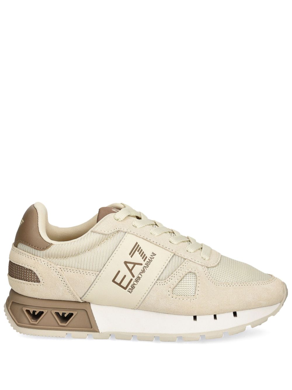 Ea7 Emporio Armani lace up trainers - Neutrals von Ea7 Emporio Armani