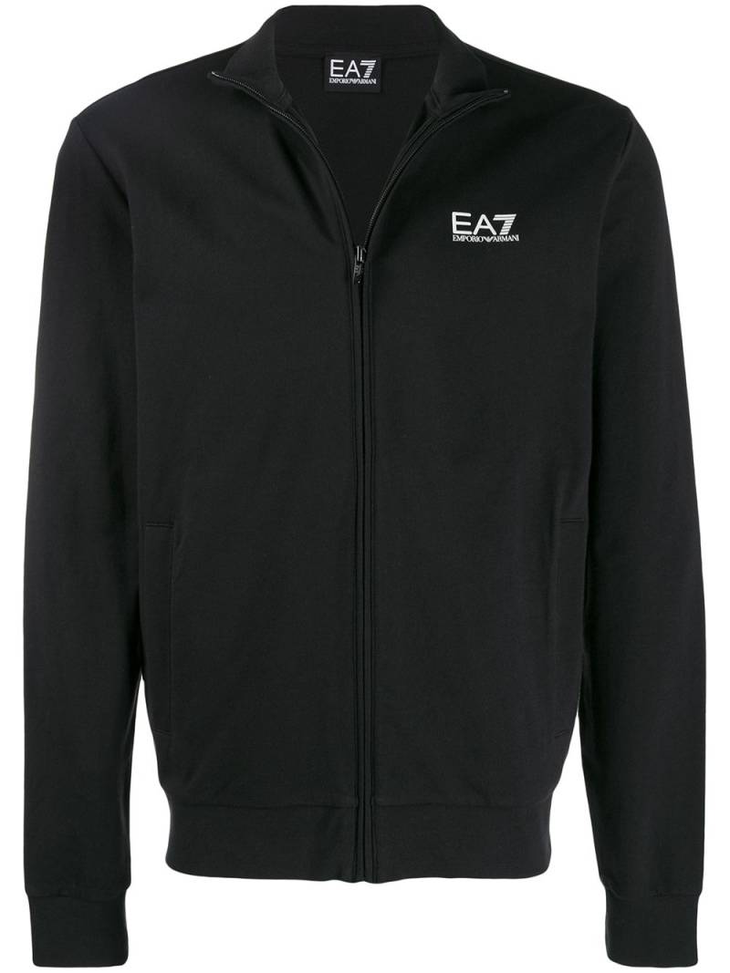 Ea7 Emporio Armani logo bomber jacket - Black von Ea7 Emporio Armani