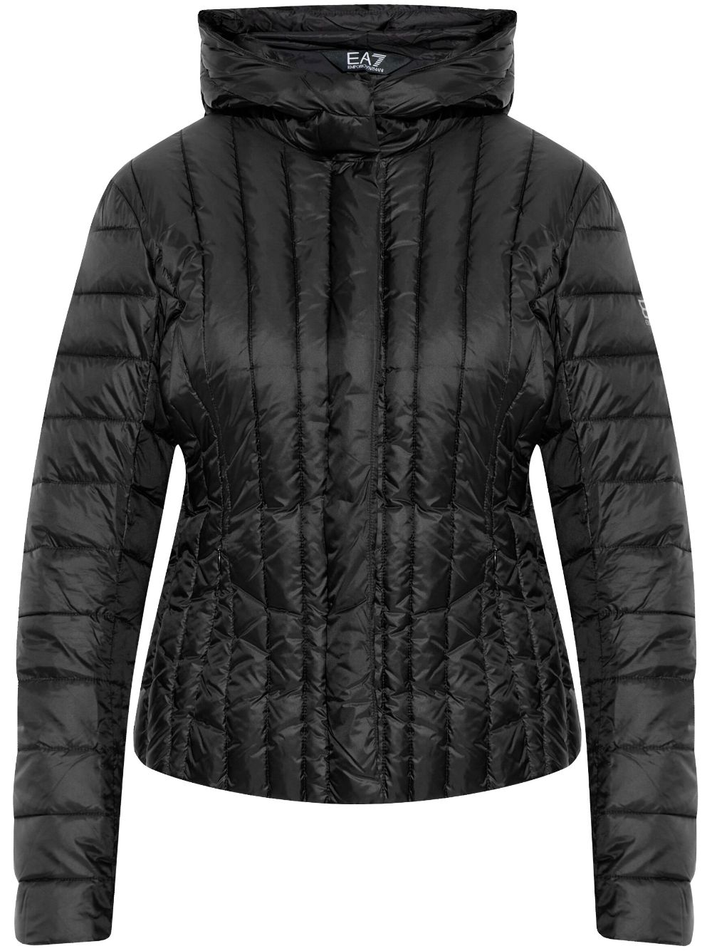 Ea7 Emporio Armani logo-embellished padded jacket - Black von Ea7 Emporio Armani