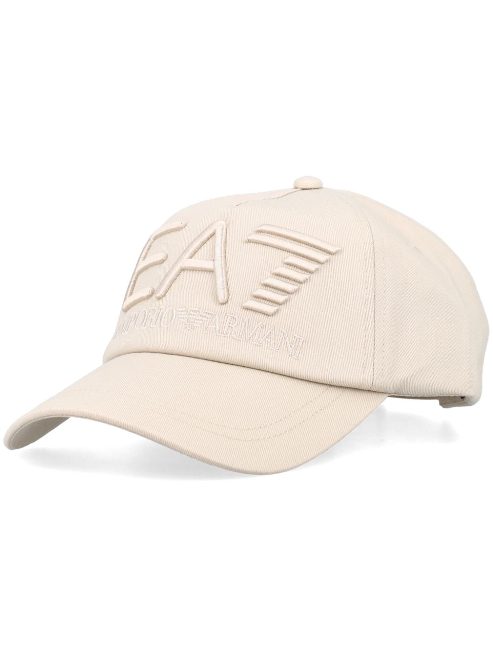 Ea7 Emporio Armani logo-embroidered baseball cap - Neutrals von Ea7 Emporio Armani