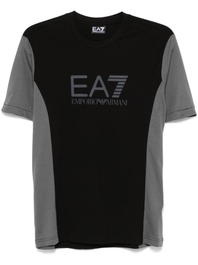 Ea7 Emporio Armani logo-print T-shirt - Black von Ea7 Emporio Armani