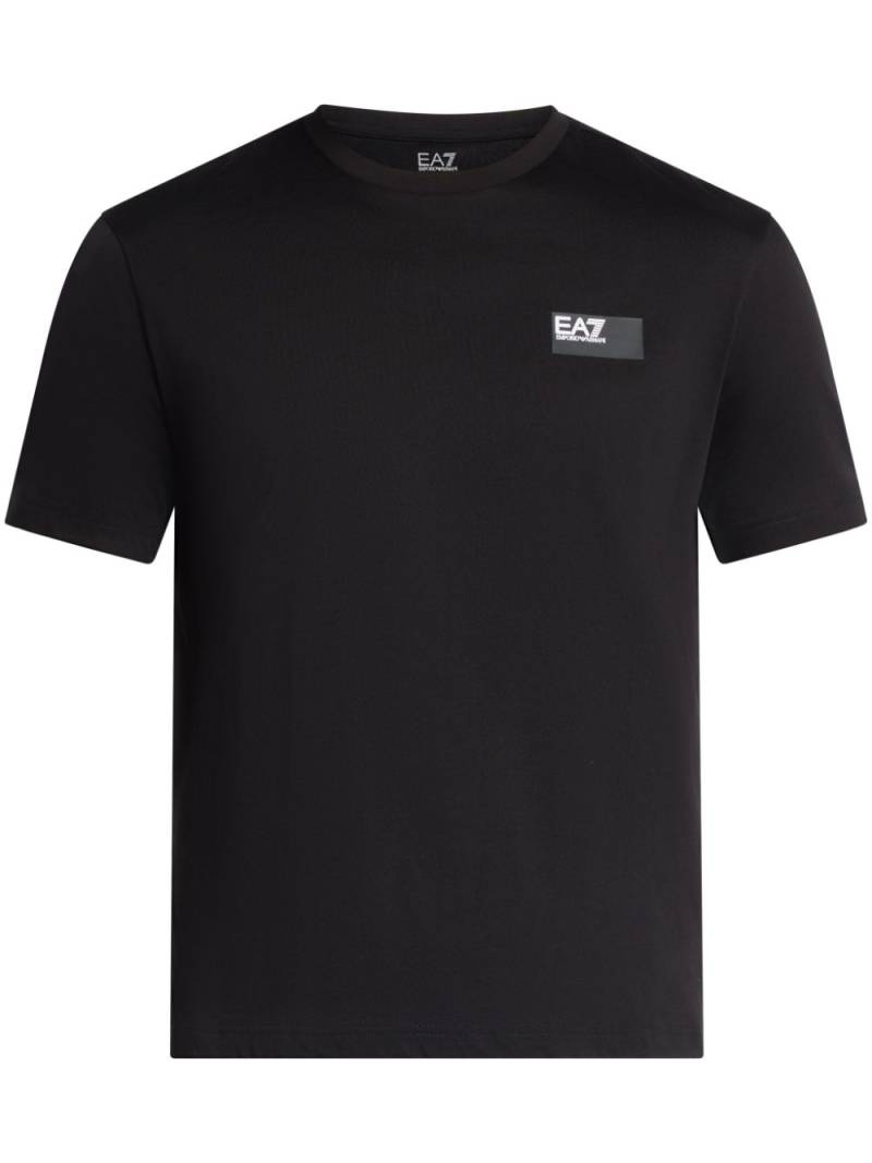 Ea7 Emporio Armani logo-print T-shirt - Black von Ea7 Emporio Armani