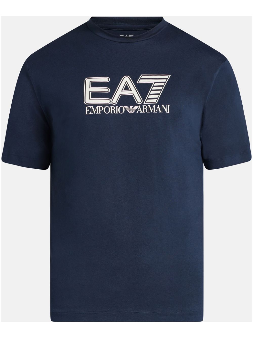 Ea7 Emporio Armani logo-print T-shirt - Blue von Ea7 Emporio Armani