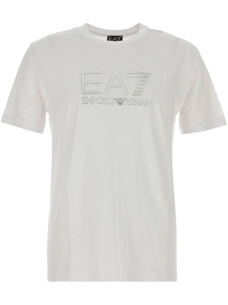 Ea7 Emporio Armani logo-print T-shirt - White von Ea7 Emporio Armani