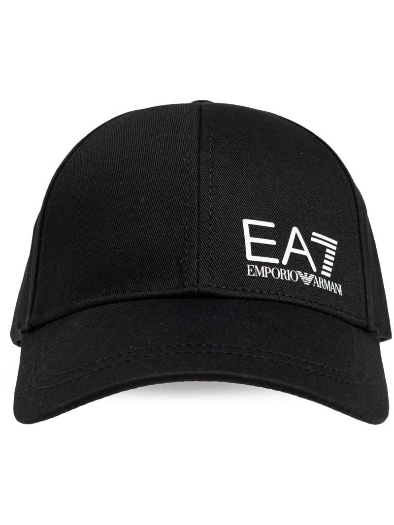 Ea7 Emporio Armani logo-print baseball cap - Black von Ea7 Emporio Armani