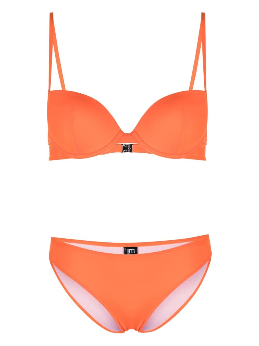 Ea7 Emporio Armani logo-print bikini set - Orange von Ea7 Emporio Armani