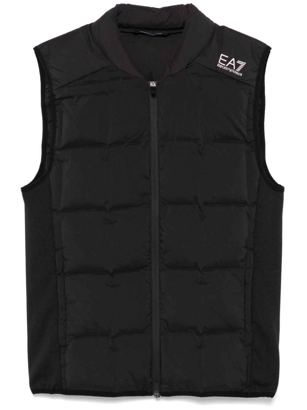 Ea7 Emporio Armani logo-print gilet - Black von Ea7 Emporio Armani