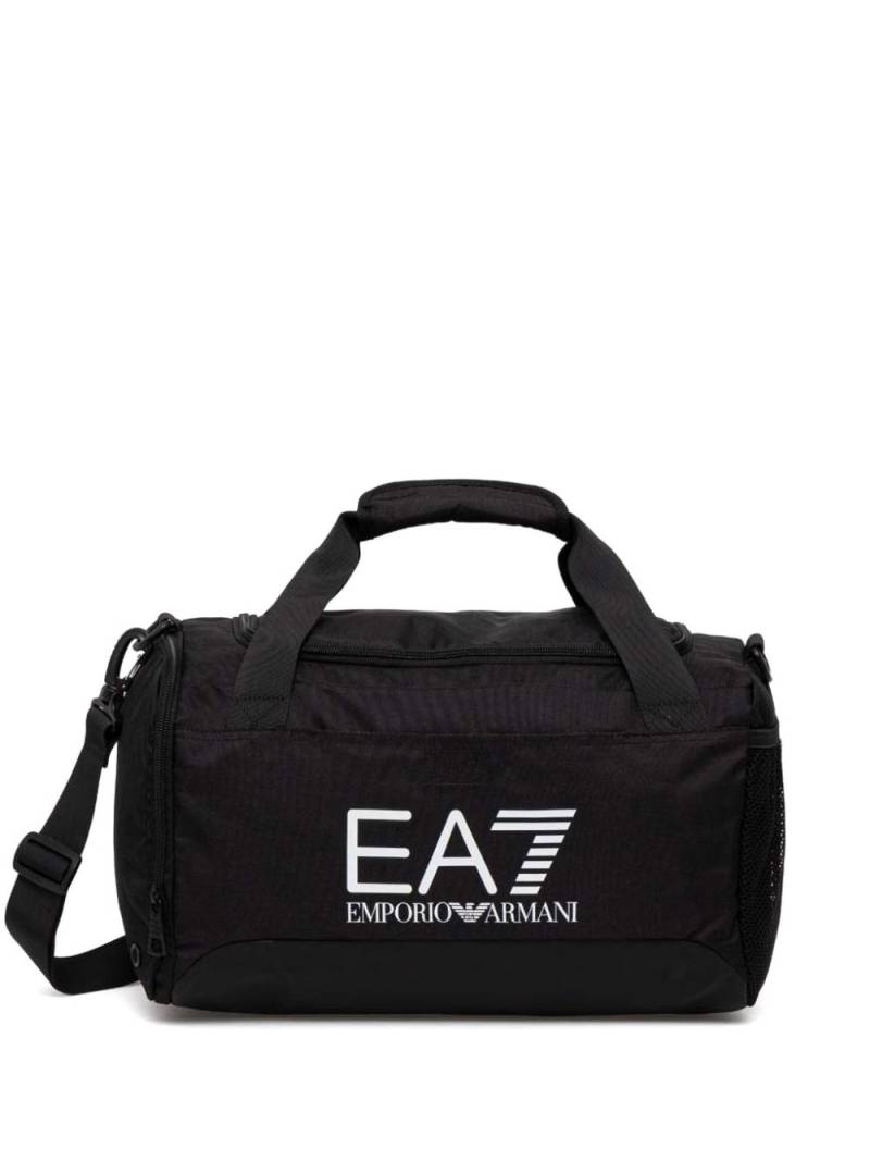 Ea7 Emporio Armani logo-print holdall - Black von Ea7 Emporio Armani