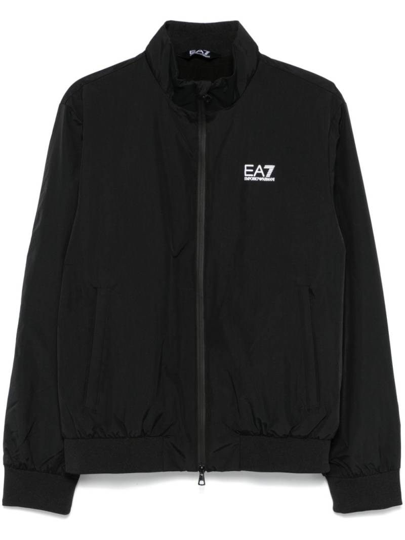 Ea7 Emporio Armani logo-print jacket - Black von Ea7 Emporio Armani