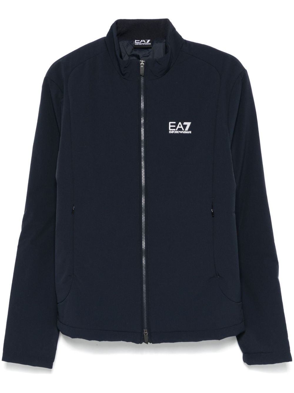 Ea7 Emporio Armani logo-print jacket - Blue von Ea7 Emporio Armani