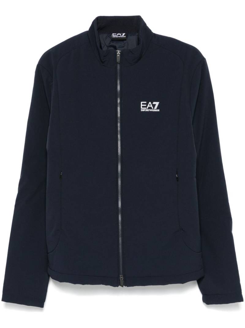 Ea7 Emporio Armani logo-print jacket - Blue von Ea7 Emporio Armani