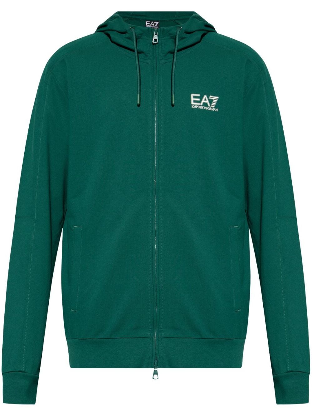 Ea7 Emporio Armani logo-print jacket - Green von Ea7 Emporio Armani