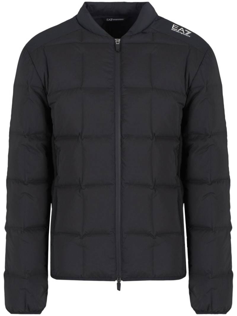 Ea7 Emporio Armani logo-print puffer jacket - Black von Ea7 Emporio Armani