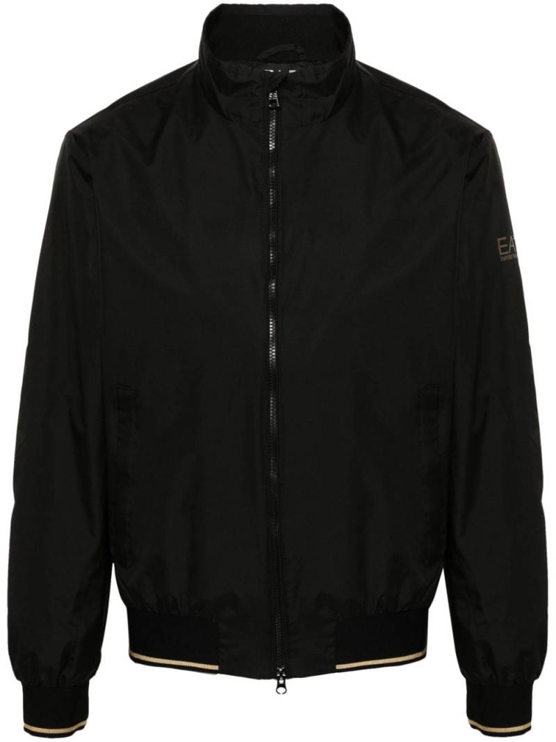 Ea7 Emporio Armani logo-print sport jacket - Black von Ea7 Emporio Armani