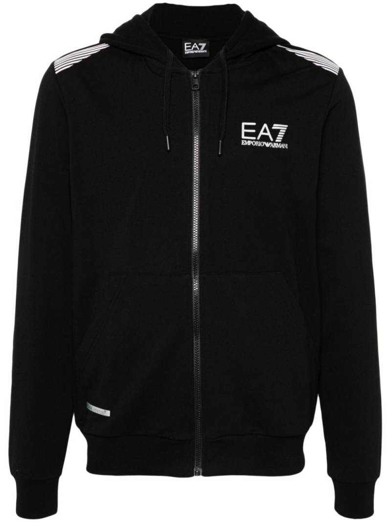 Ea7 Emporio Armani logo-print sport jacket - Black von Ea7 Emporio Armani