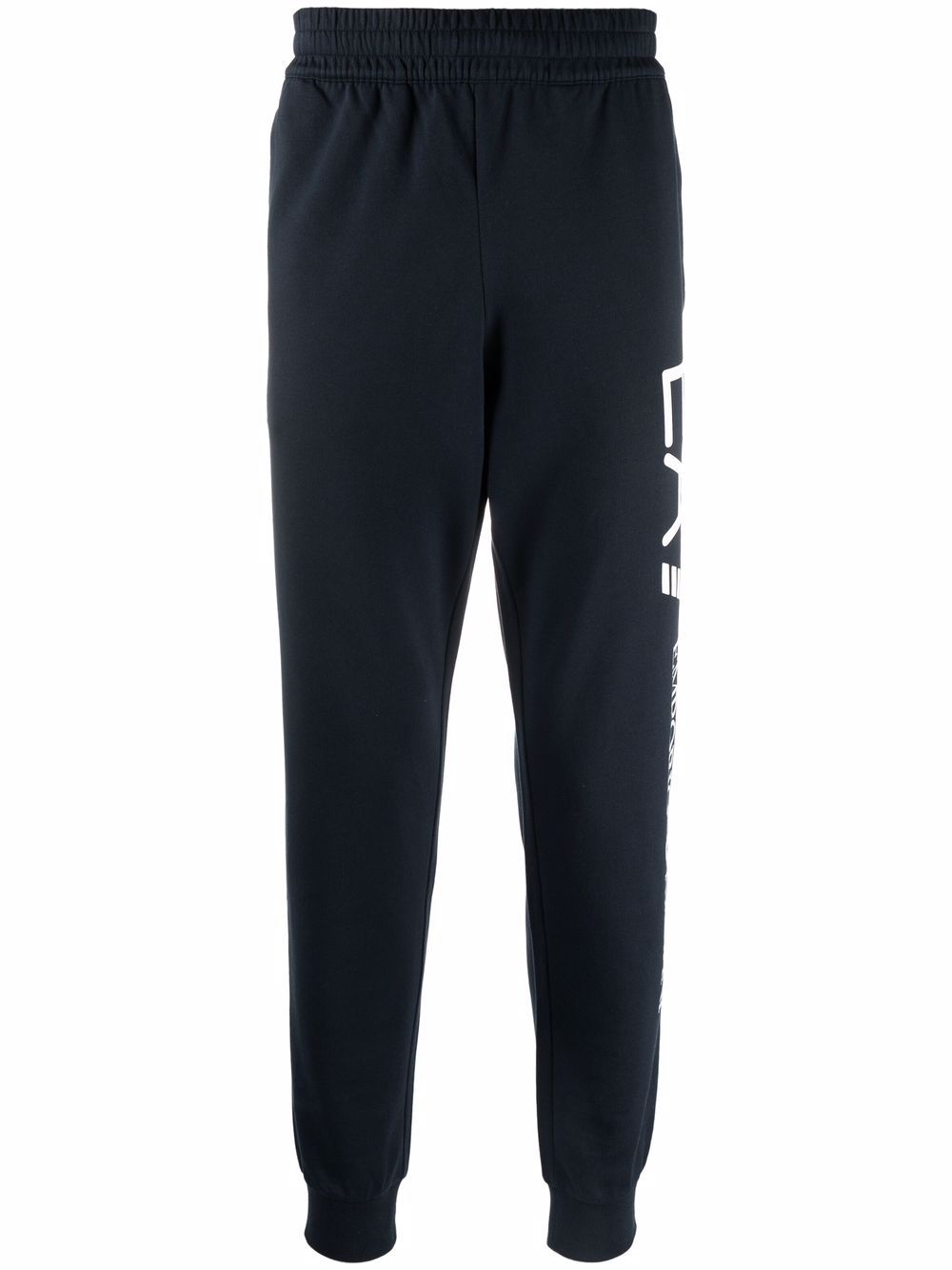 Ea7 Emporio Armani logo-print sweat pants - Blue