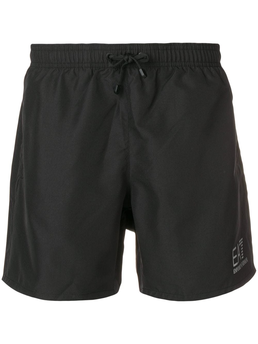 Ea7 Emporio Armani logo print swim shorts - Black von Ea7 Emporio Armani