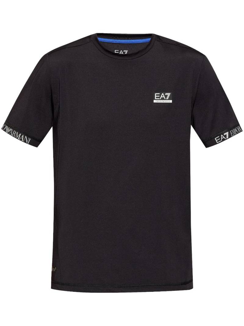 Ea7 Emporio Armani logo-print t-shirt - Black von Ea7 Emporio Armani