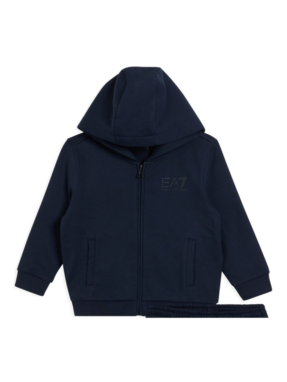 Ea7 Emporio Armani logo-print track jacket - Blue von Ea7 Emporio Armani