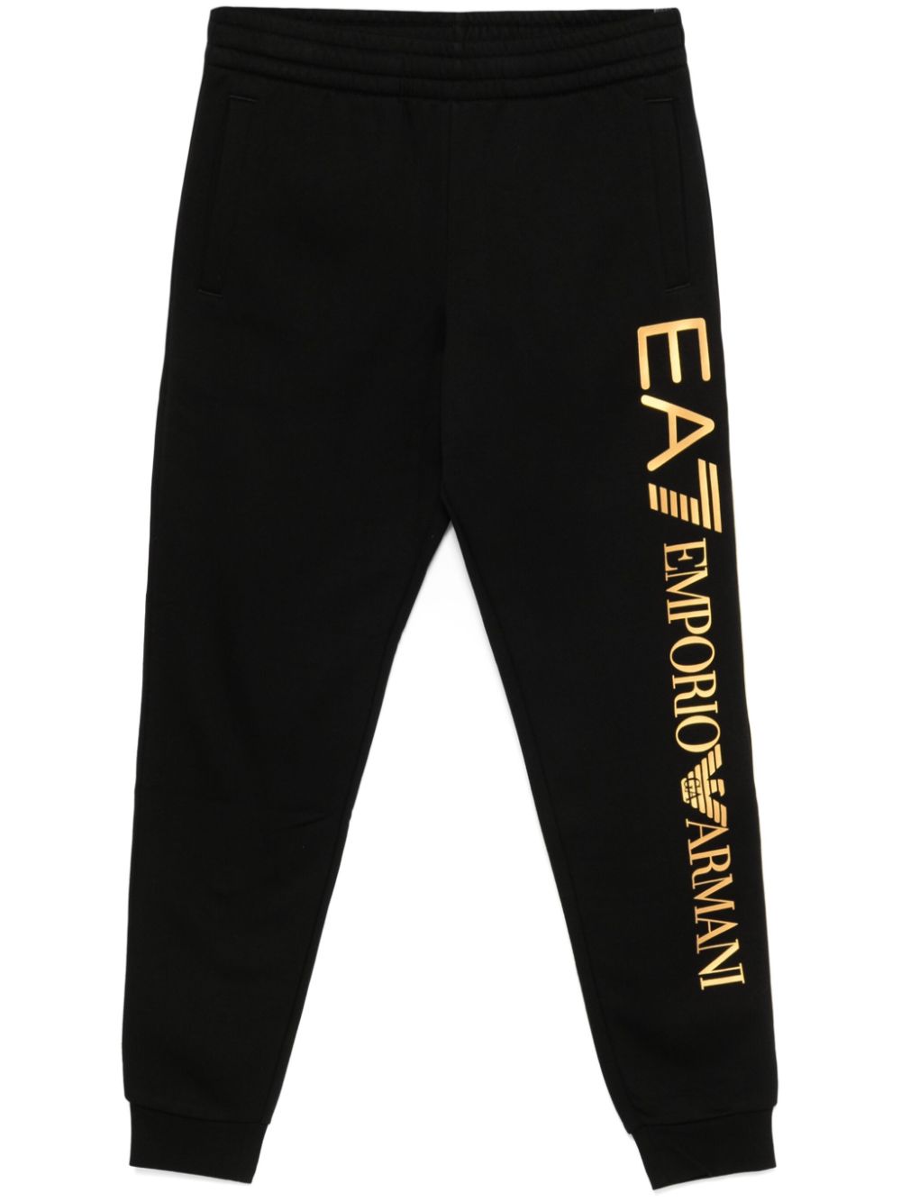 Ea7 Emporio Armani logo-print track pants - Black von Ea7 Emporio Armani