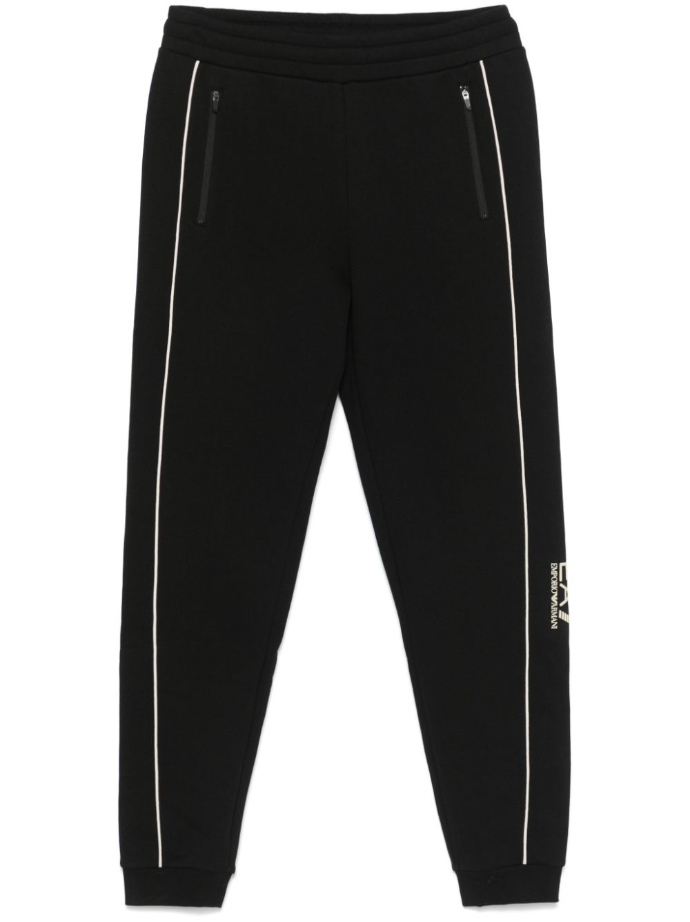 Ea7 Emporio Armani logo-print track pants - Black von Ea7 Emporio Armani