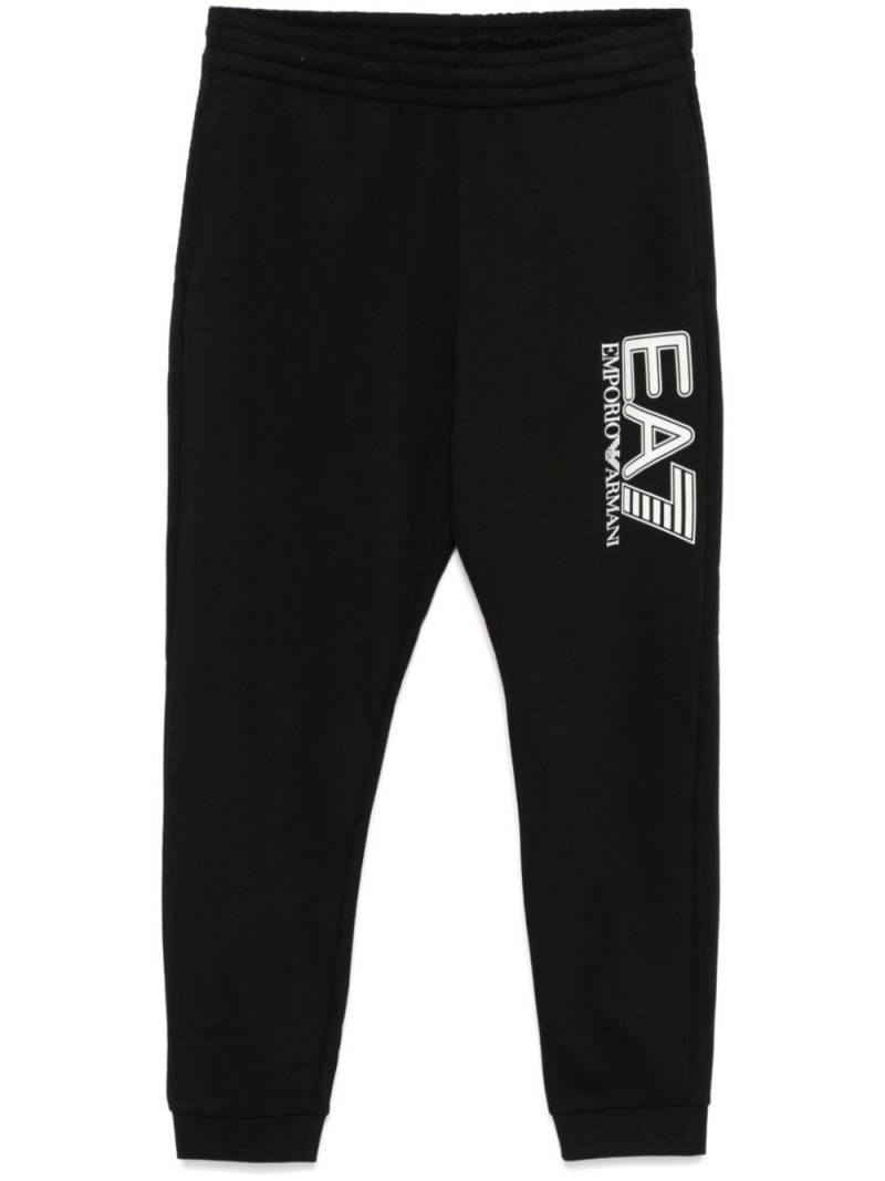 Ea7 Emporio Armani logo-print track pants - Black von Ea7 Emporio Armani