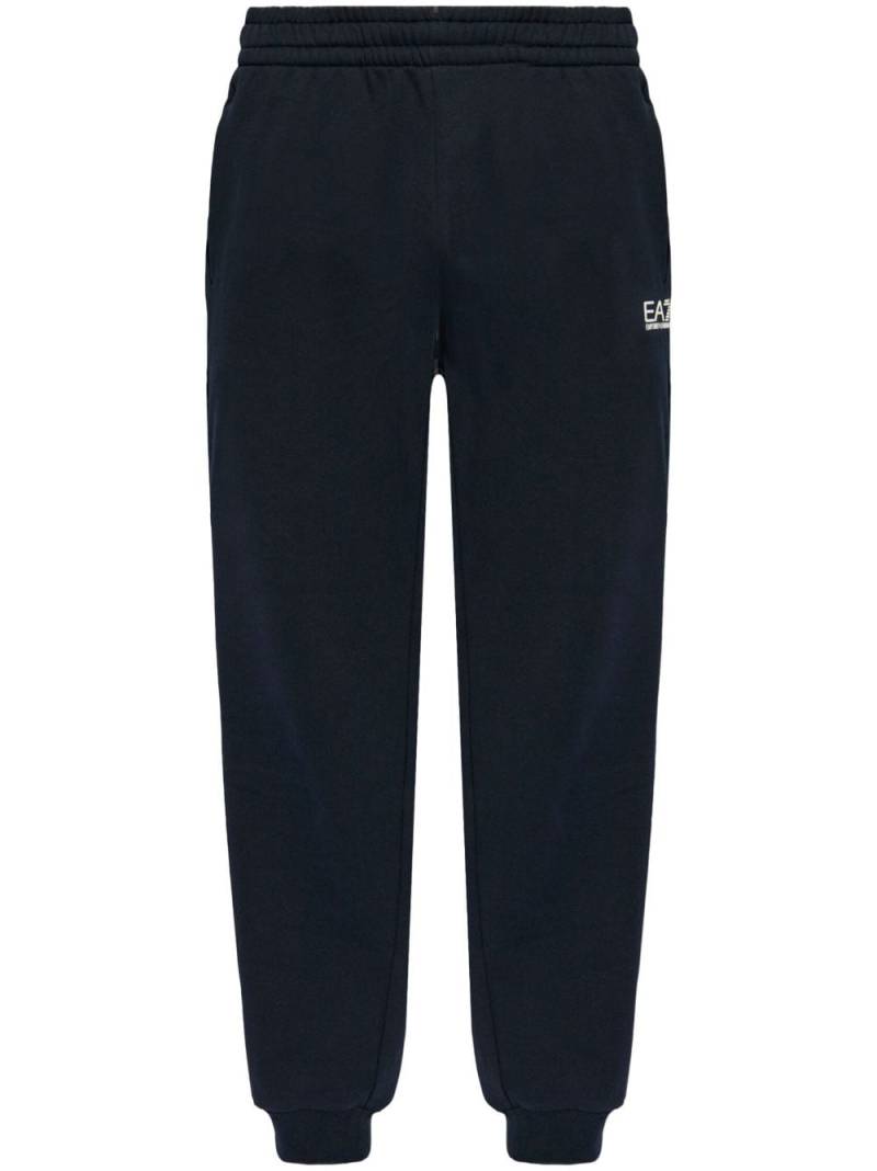 Ea7 Emporio Armani logo-print track pants - Blue von Ea7 Emporio Armani