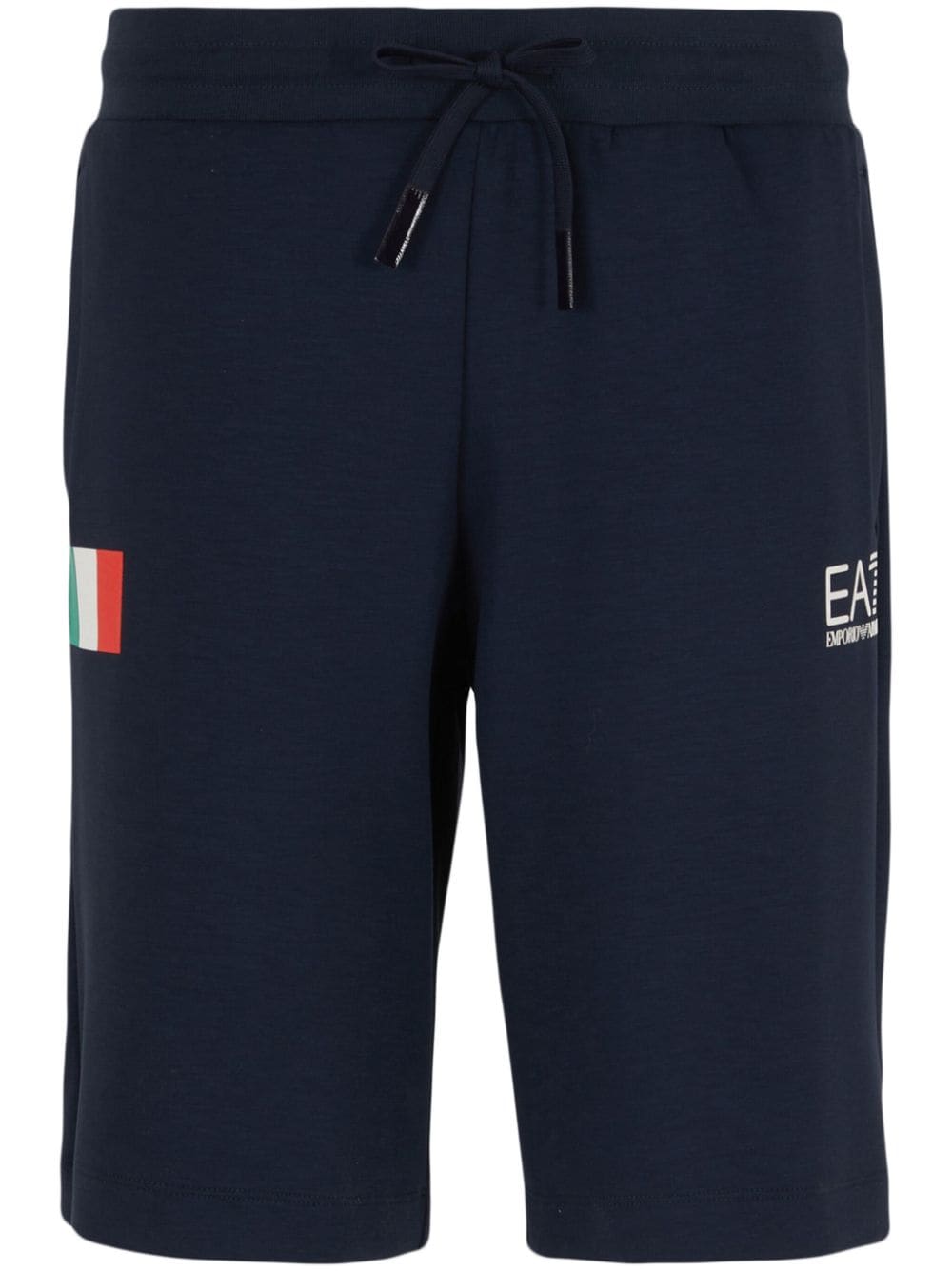 Ea7 Emporio Armani logo-print track shorts - Blue von Ea7 Emporio Armani