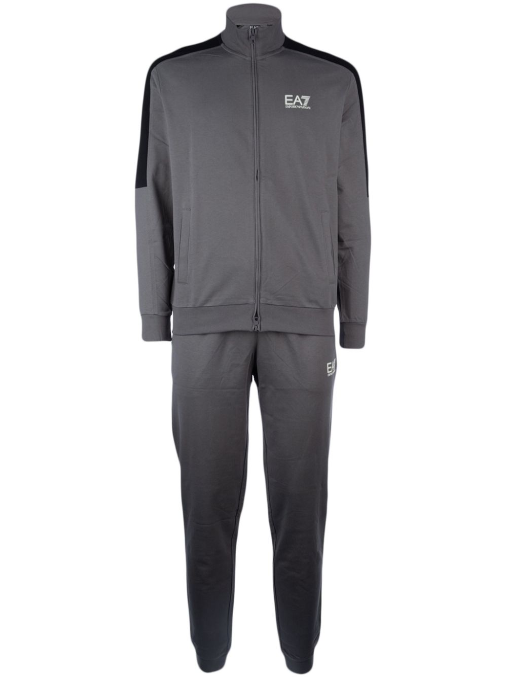 Ea7 Emporio Armani logo-print tracksuit set - Grey von Ea7 Emporio Armani