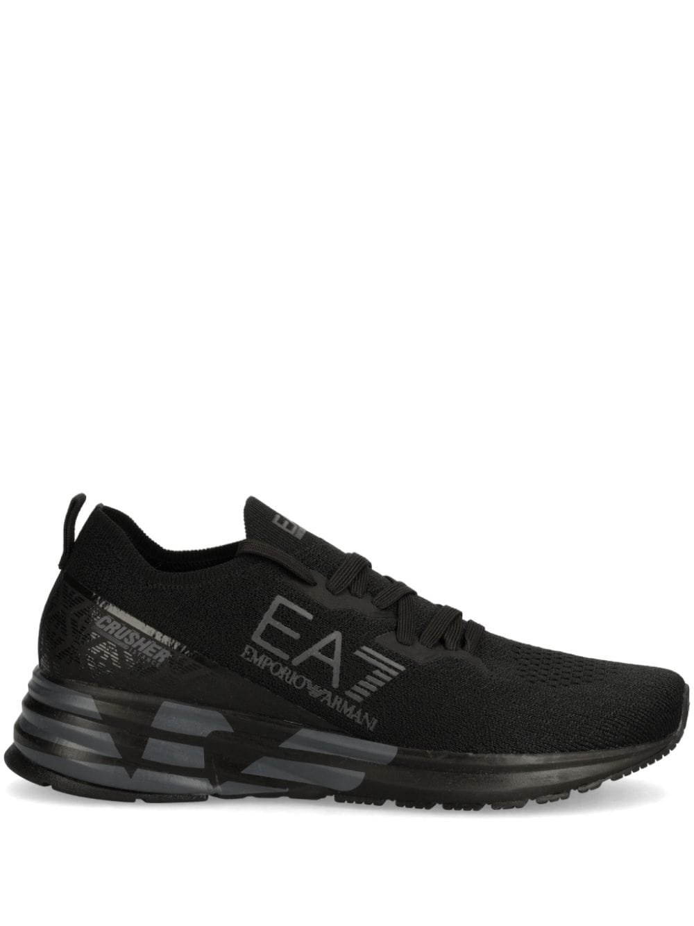 Ea7 Emporio Armani logo sneakers - Black von Ea7 Emporio Armani