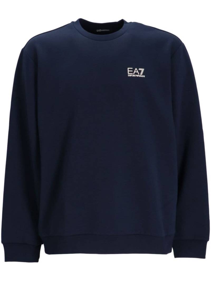 Ea7 Emporio Armani logo sweatshirt - Blue von Ea7 Emporio Armani