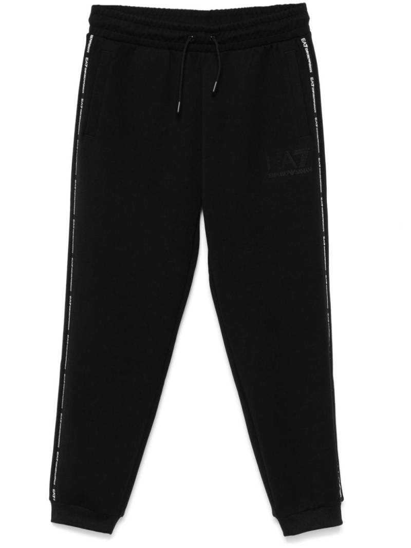 Ea7 Emporio Armani logo-tape track pants - Black von Ea7 Emporio Armani