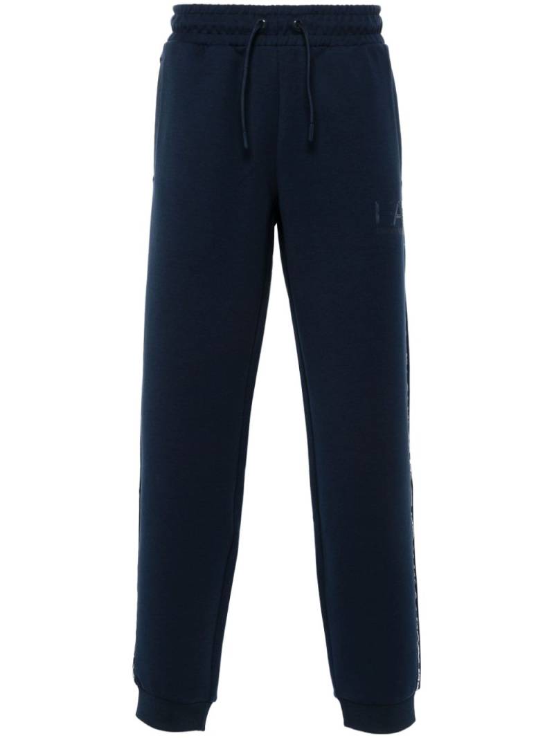 Ea7 Emporio Armani logo-tape track pants - Blue von Ea7 Emporio Armani