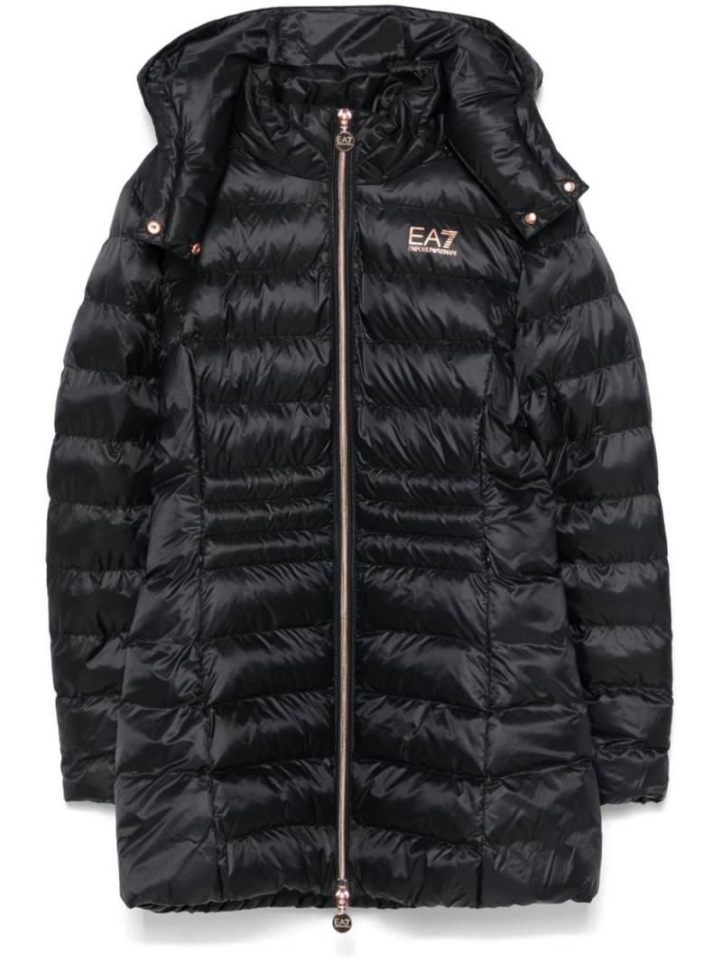 Ea7 Emporio Armani padded coat - Black von Ea7 Emporio Armani