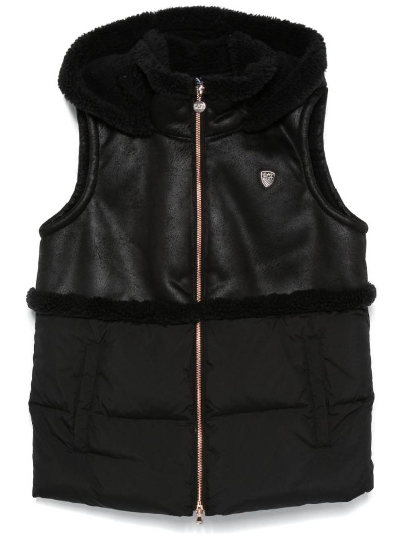 Ea7 Emporio Armani panelled gilet - Black von Ea7 Emporio Armani