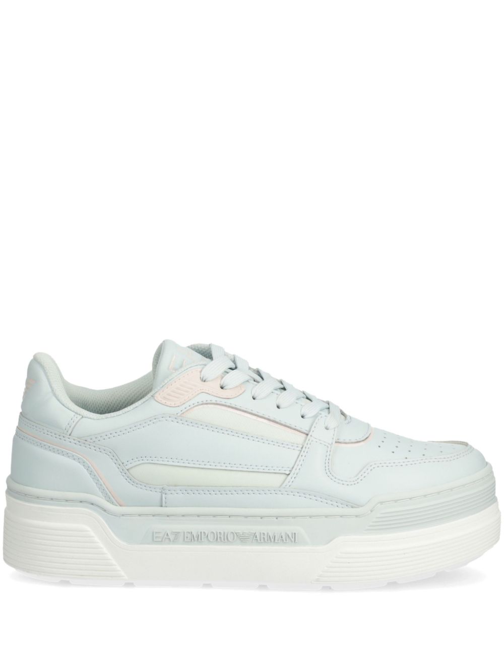 Ea7 Emporio Armani panelled sneakers - Blue von Ea7 Emporio Armani