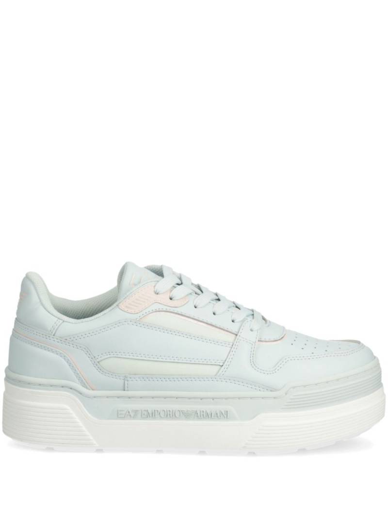 Ea7 Emporio Armani panelled sneakers - Blue von Ea7 Emporio Armani