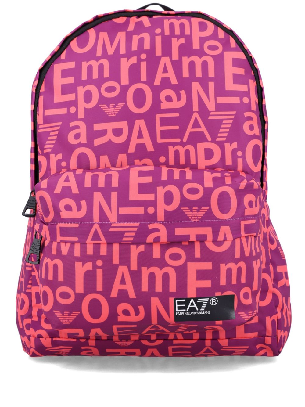 Ea7 Emporio Armani printed backpack - Pink von Ea7 Emporio Armani