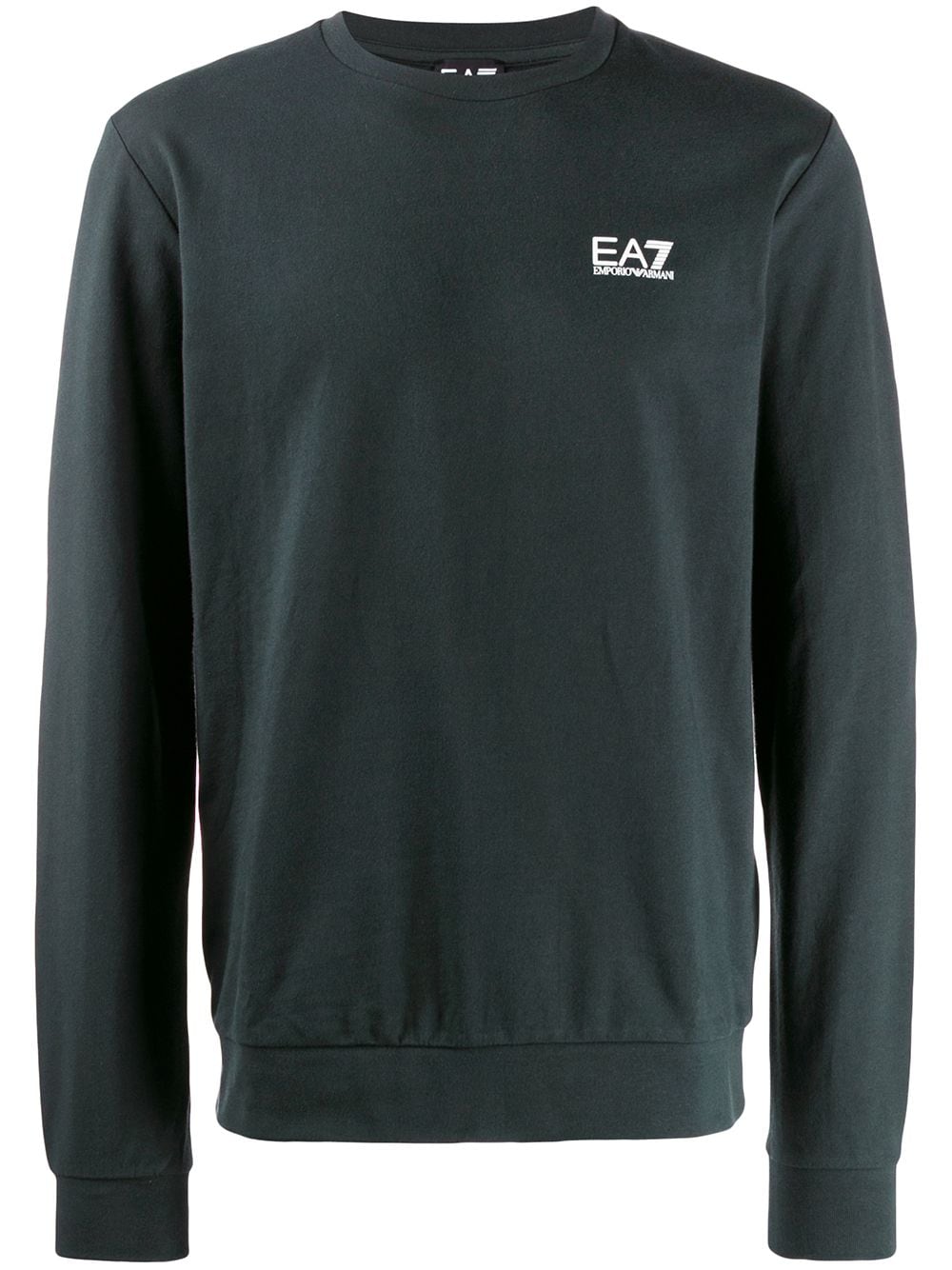 Ea7 Emporio Armani printed logo sweatshirt - Blue von Ea7 Emporio Armani