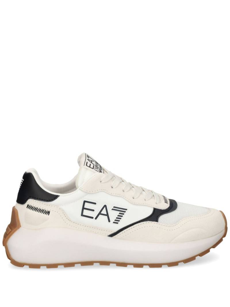 Ea7 Emporio Armani printed sneakers - White von Ea7 Emporio Armani