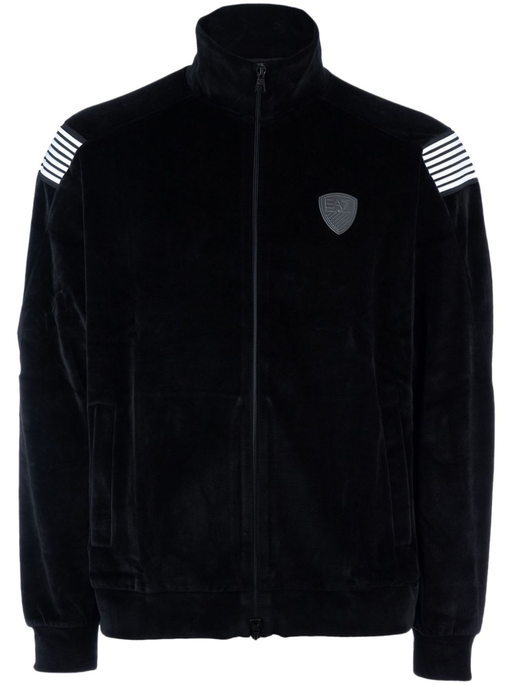 Ea7 Emporio Armani zip-up sweatshirt - Black von Ea7 Emporio Armani