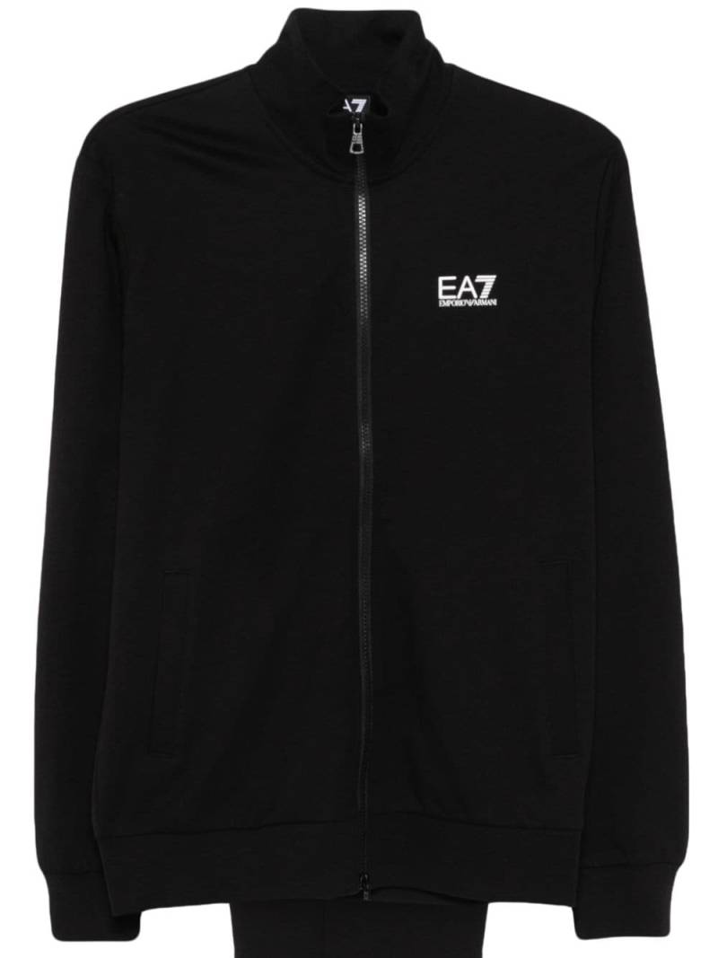 Ea7 Emporio Armani zip-up tracksuit set - Black von Ea7 Emporio Armani