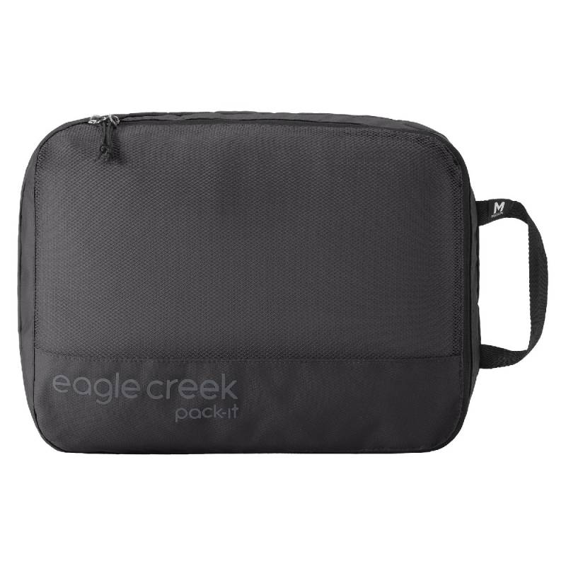 Pack-It Reveal Clean/Dirty Cube M, Schwarz von Eagle Creek